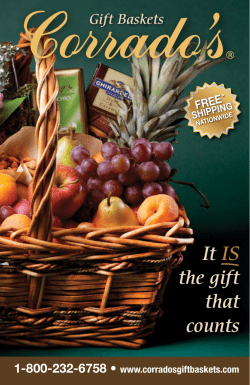 Gift Baskets - Corrado`s Family Affair