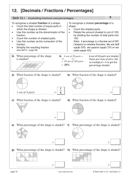 12. [Decimals / Fractions / Percentages]