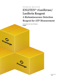 ENLITEN rLuciferase/Luciferin Reagent Technical