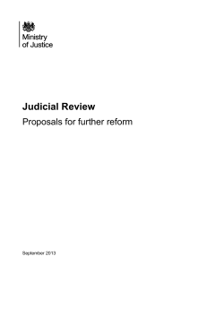Judicial review - Official Documents