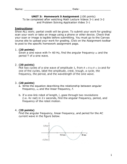 1 UNIT 3: Homework 5 Assignment (100 points)