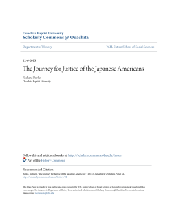 The Journey for Justice of the Japanese Americans