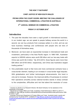 Meeting the Challenges of International