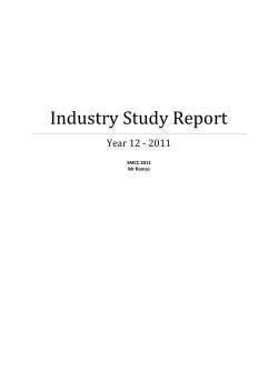 Industry Study Report