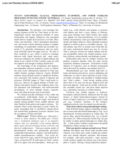 TITAN`S GOO-SPHERE: GLACIAL, PERMAFROST, EVAPORITE