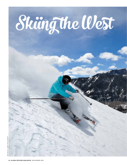 Skiing The West