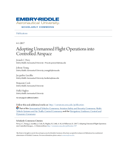Adopting Unmanned Flight Operations into Controlled Airspace