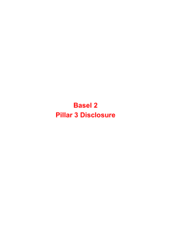 Basel 2 Pillar 3 Disclosure