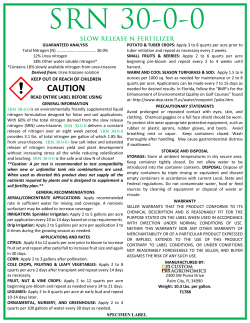 30-0-0 SRN - Custom Agronomics