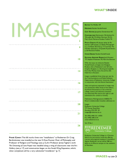 Fall 2004 - Redeemer University College