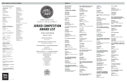 Complete List of Winners