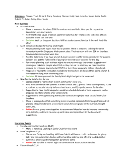 Board Meeting Minutes - November