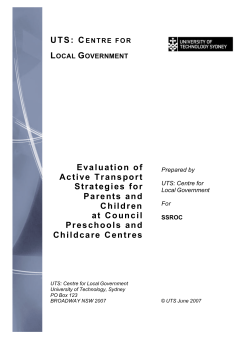 Evaluation of Active Transport Strategies for Parents and Children at