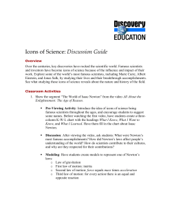Icons of Science: Discussion Guide