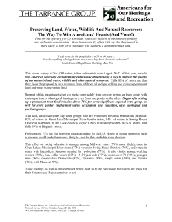 LWCF Poll Shows Strong Support