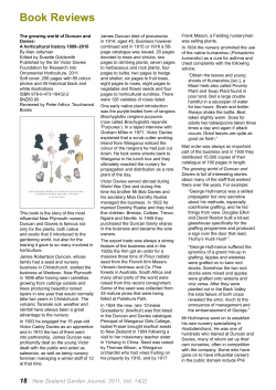 (Journal of the RNZIH): December 2011, Vol. 14, No. 2, P. 18-32