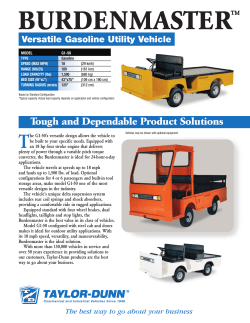 Brochure - Taylor-Dunn