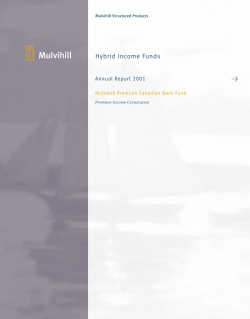Hybrid Income Funds - Strathbridge Asset Management