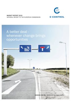 A better deal - whenever change brings opportunities - E