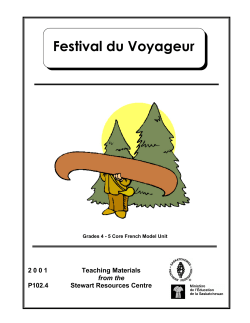 Festival du Voyageur - Saskatchewan Teachers` Federation
