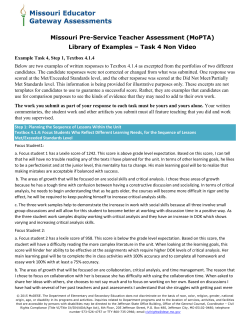 Textbox 4.1.4: Focus Students, Who Reflect Different Learning