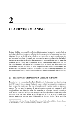 Critical Thinking 2 File
