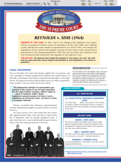 REYNOLDS v. SIMS (1964)