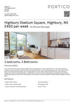 Highbury Stadium Square, Highbury, N5