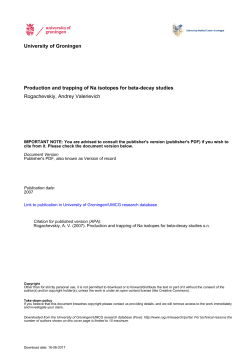 Production and trapping of Na isotopes for beta