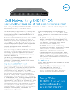 Dell Networking S4048T
