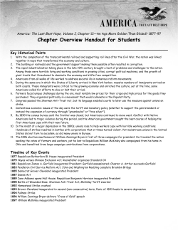Chapter 12 Overview Handout for Students