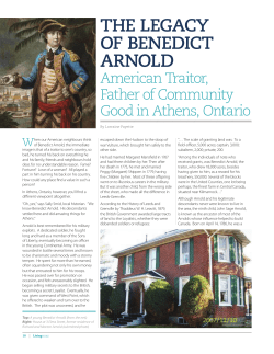 The Legacy of Benedict Arnold - American Traitor, Father of