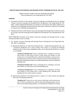 GVSDD Amending Bylaw No 286, 2014