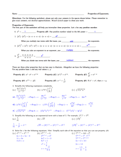 4. Simplify the following expressions completely. (a.) (6x5)(5x6) (b