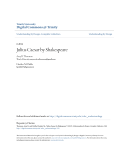 Julius Caesar by Shakespeare