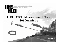 IIHS LATCH measurement tool set drawings
