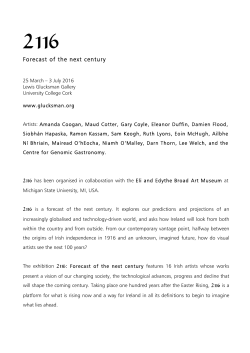 2116 ART PR Final - Lewis Glucksman Gallery