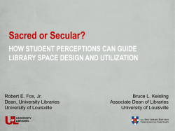 Sacred or Secular? - ScholarWorks @ GSU