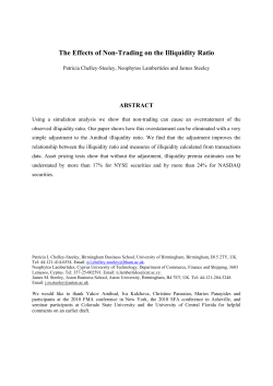 The Effects of Non-Trading on the Illiquidity Ratio