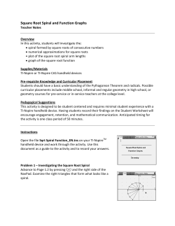 Square Root Spiral and Function Graphs