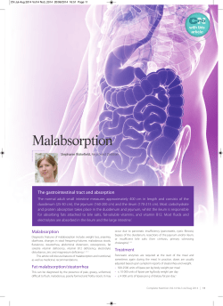 Malabsorption - nutrition2me