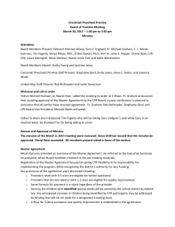 Board Minutes 3.30.17 - Ask Preschool Promise