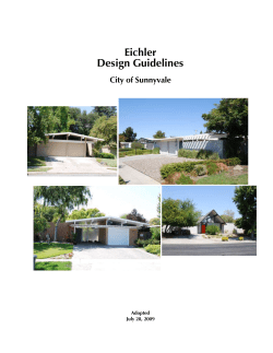 Eichler Design Guidelines