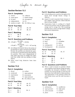Section Review 13,1 Part B True-False Part C Matching Section 1