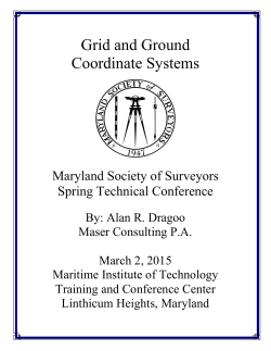 Grid and Ground Coordinate Systems