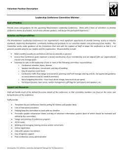 Leadership Conference Committee Member