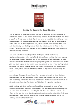 Hunting the Hangman by Howard Linskey
