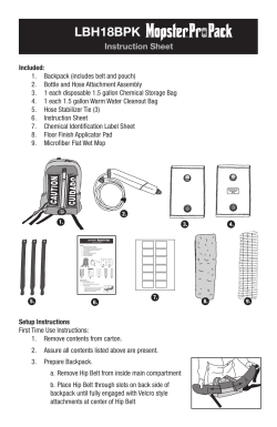 Instruction Sheet