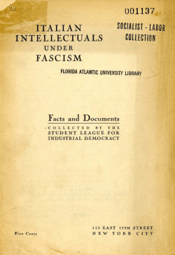 italian intellectuals fascism