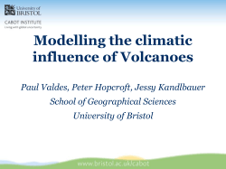 Modelling the climatic influence of Volcanoes